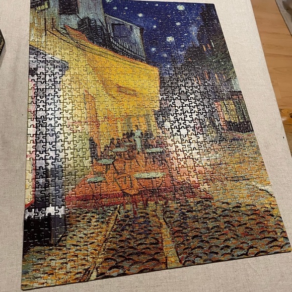 Clementoni Museum Collection Van Gogh Cafe Terrace at Night 1000 Piece Puzzle - Picture 2 of 3